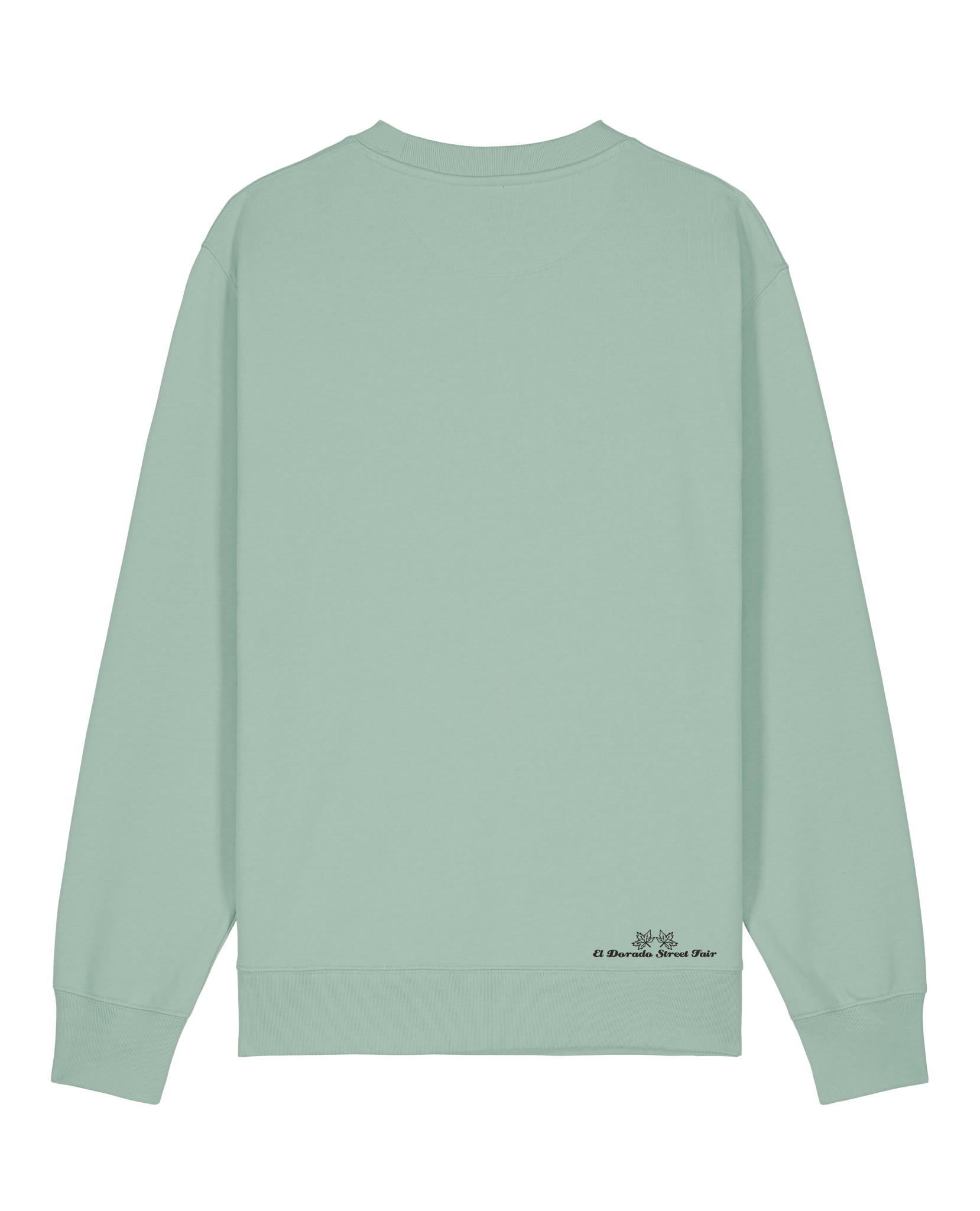 bio-unisex-medium fit-crewnecks-basic-stsu178-eukalyptus-back