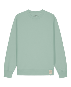 bio-unisex-medium fit-crewnecks-basic-stsu178-eukalyptus-front