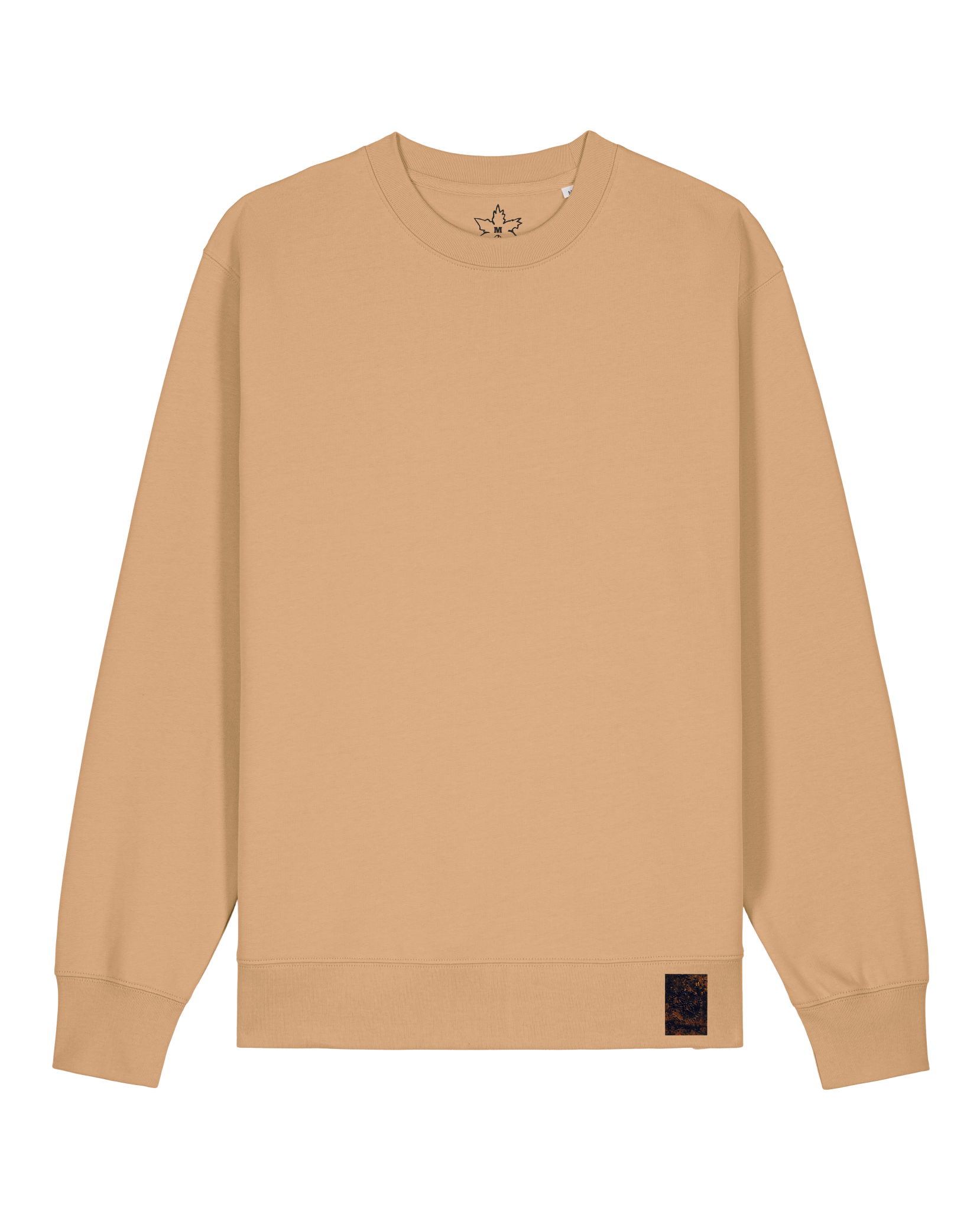 bio-unisex-medium fit-crewnecks-basic-stsu178-meersand-front