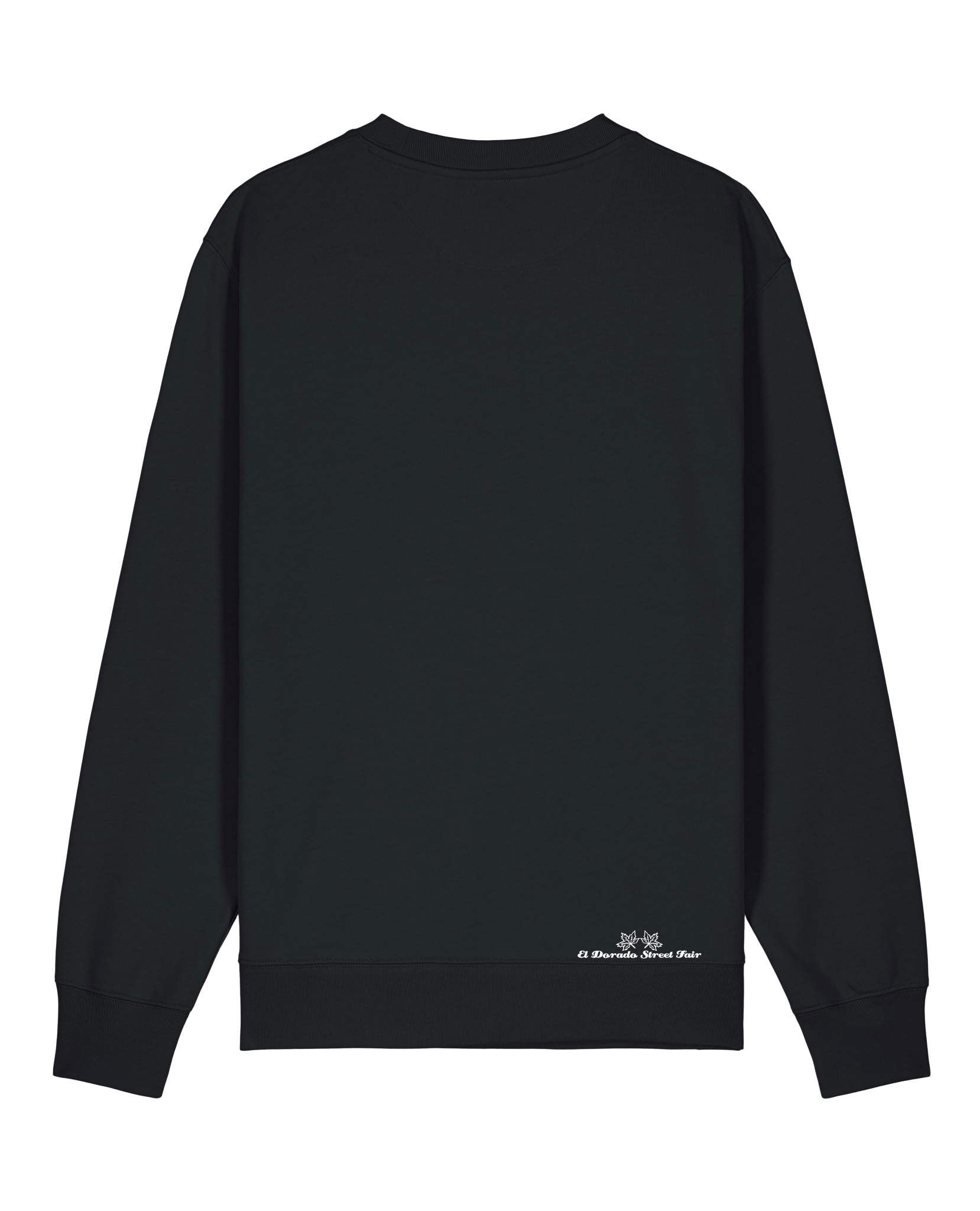 bio-unisex-medium fit-crewnecks-basic-stsu178-schwarz-back