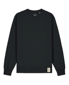bio-unisex-medium fit-crewnecks-basic-stsu178-schwarz-front