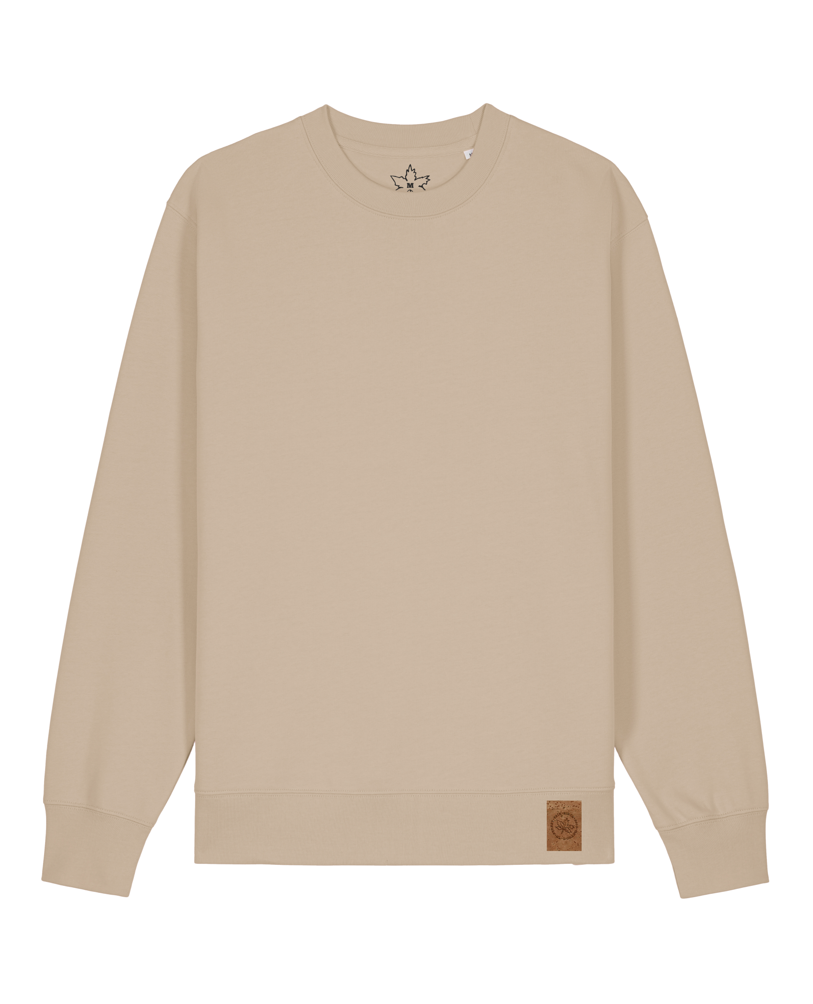 bio-unisex-medium fit-crewnecks-basic-stsu178-treibsand-front
