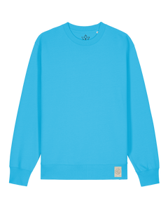 bio-unisex-medium fit-crewnecks-basic-stsu178-wasserblau-front