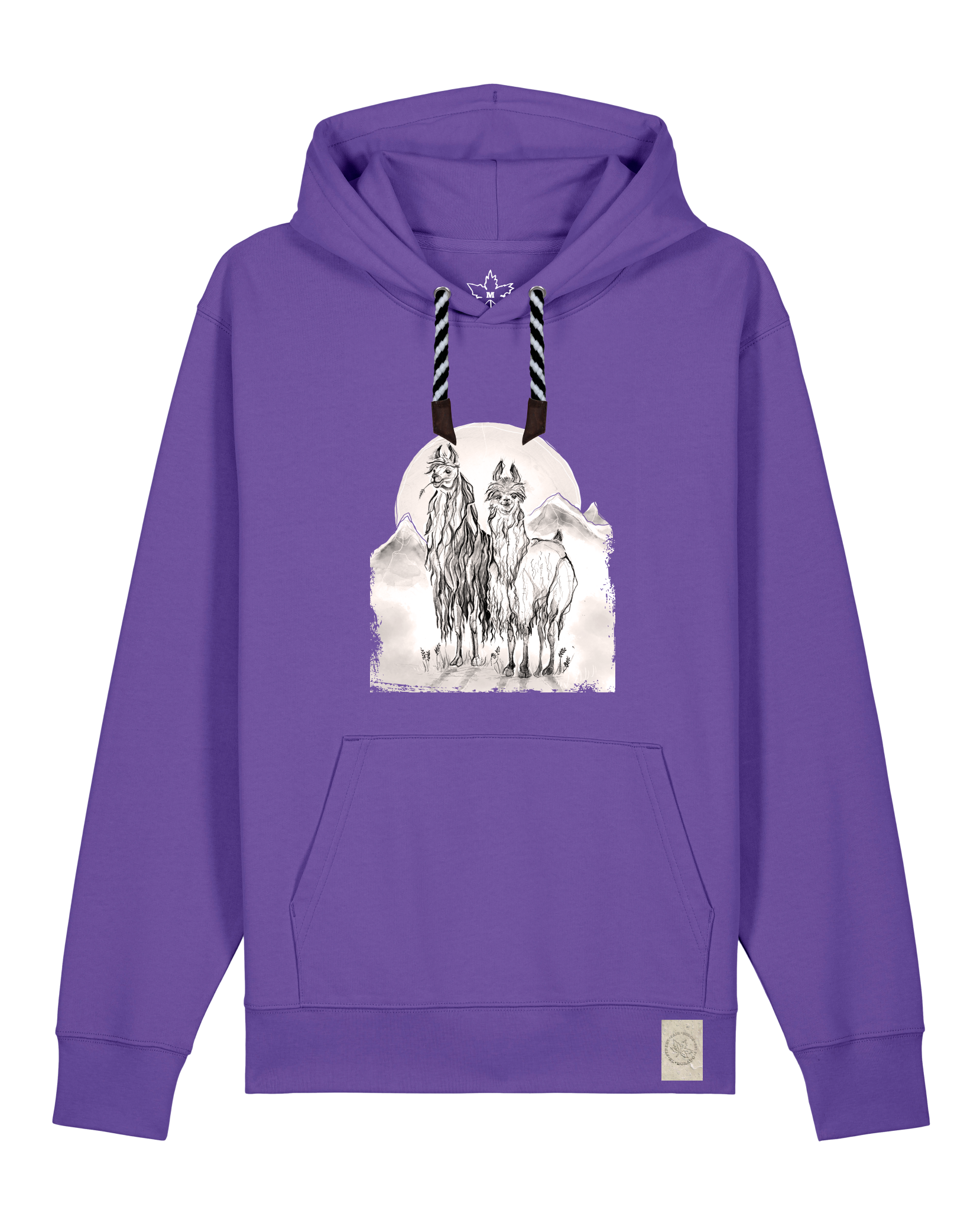 bio-unisex-medium fit-hoodie-alpaka-stsu177-blaukraut-sw kordel-front