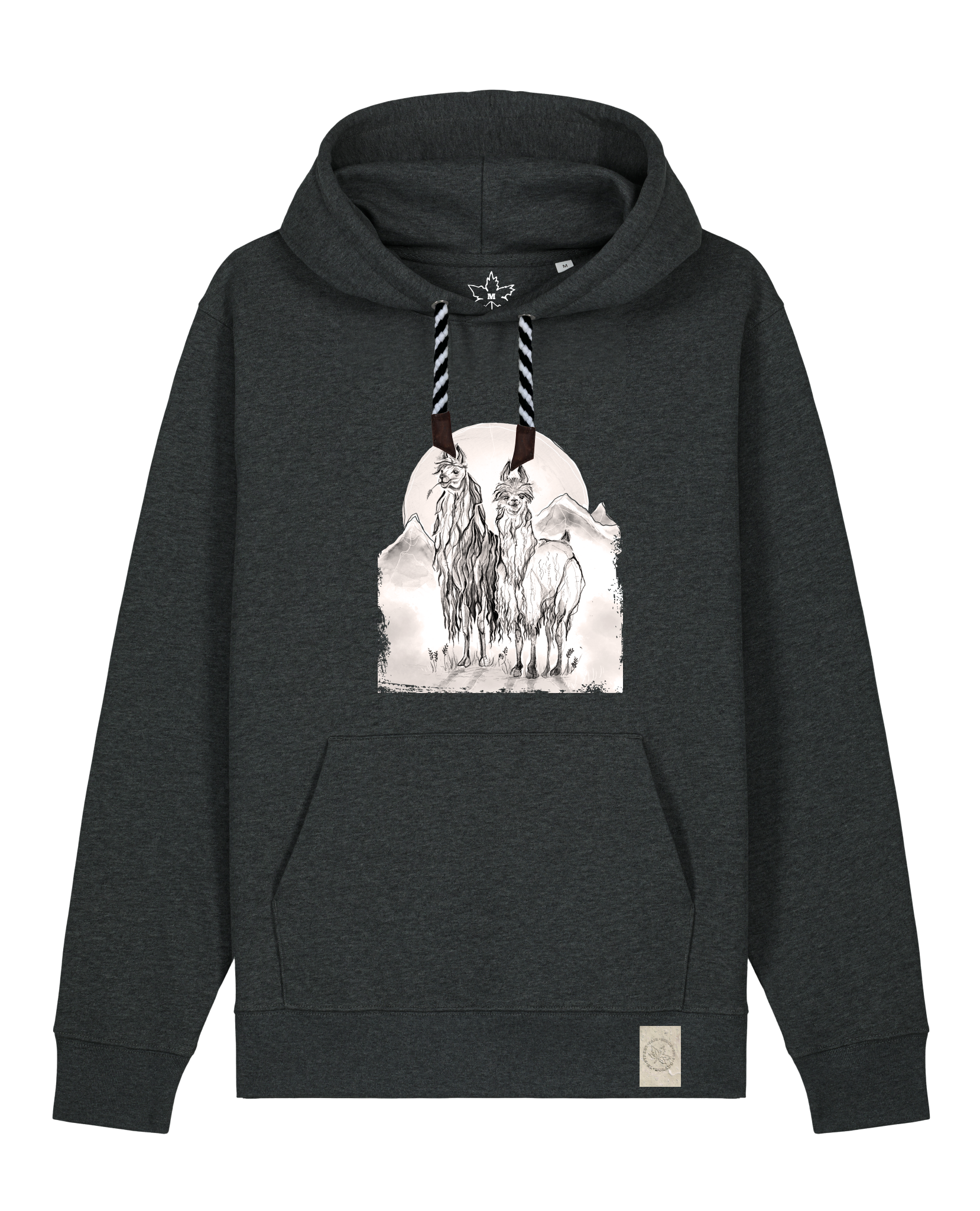 bio-unisex-medium fit-hoodie-alpaka-stsu177-elephant-sw kordel-front