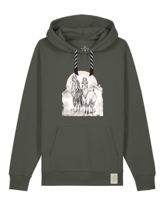 bio-unisex-medium fit-hoodie-alpaka-stsu177-grunkohl-sw kordel-front