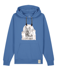 bio-unisex-medium fit-hoodie-alpaka-stsu177-hortensie-sw kordel-front