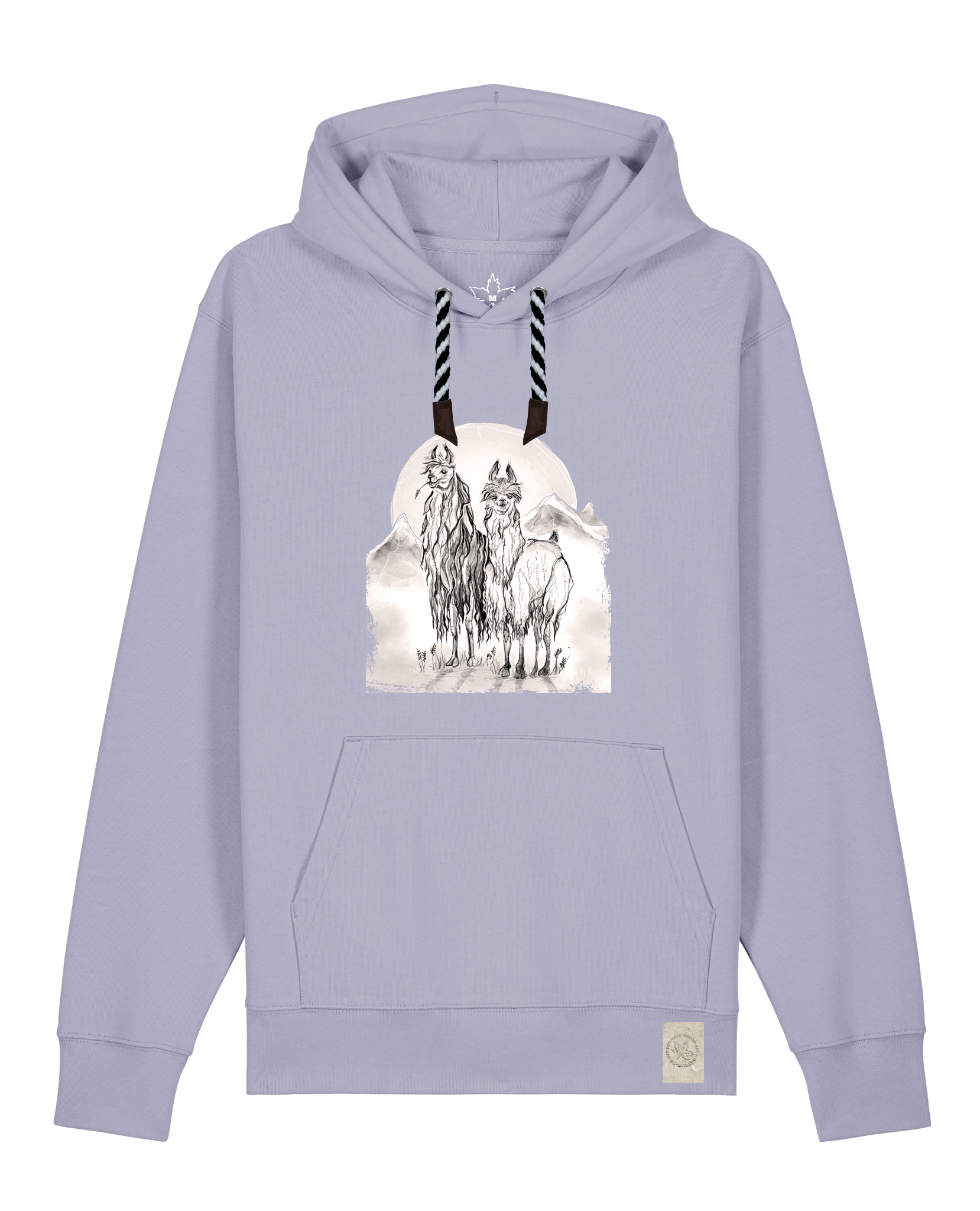 bio-unisex-medium fit-hoodie-alpaka-stsu177-lavender-sw kordel-front