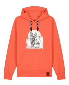 bio-unisex-medium fit-hoodie-alpaka-stsu177-mandarine-sw kordel-front