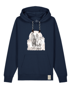 bio-unisex-medium fit-hoodie-alpaka-stsu177-marine-sw kordel-front