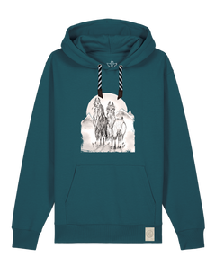 bio-unisex-medium fit-hoodie-alpaka-stsu177-nordmanntanne-sw kordel-front