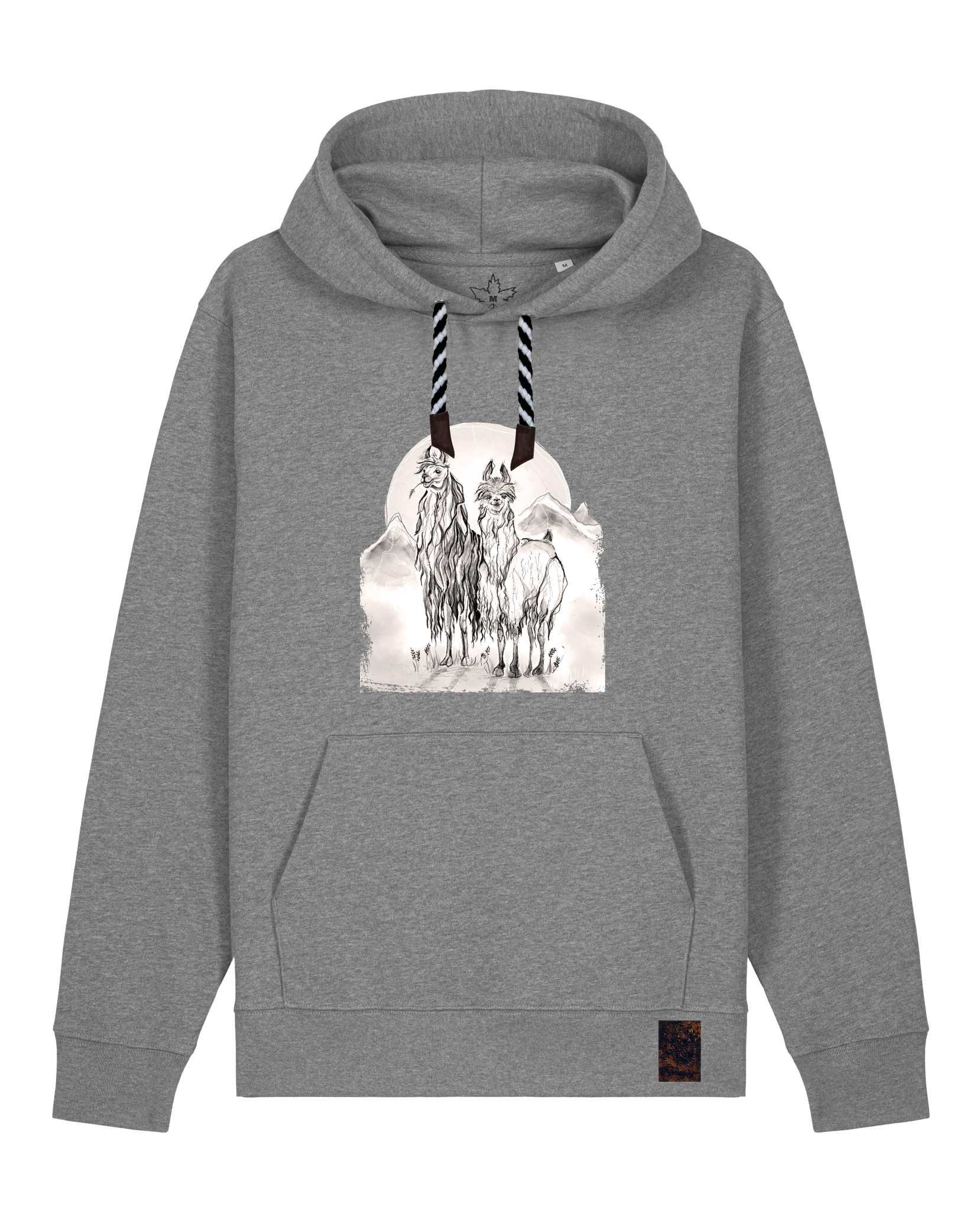bio-unisex-medium fit-hoodie-alpaka-stsu177-opossum-sw kordel-front