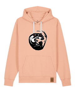 bio-unisex-medium fit-hoodie-alpha otter-stsu177-agyptische keramik-weiße kordel-front