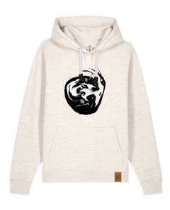 bio-unisex-medium fit-hoodie-alpha otter-stsu177-elbsandstein-weiße kordel-front