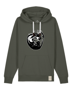 bio-unisex-medium fit-hoodie-alpha otter-stsu177-grunkohl-weiße kordel-front