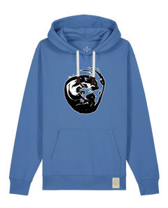 bio-unisex-medium fit-hoodie-alpha otter-stsu177-hortensie-weiße kordel-front