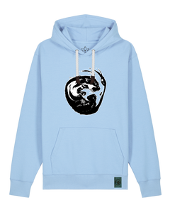 bio-unisex-medium fit-hoodie-alpha otter-stsu177-lagune-weiße kordel-front