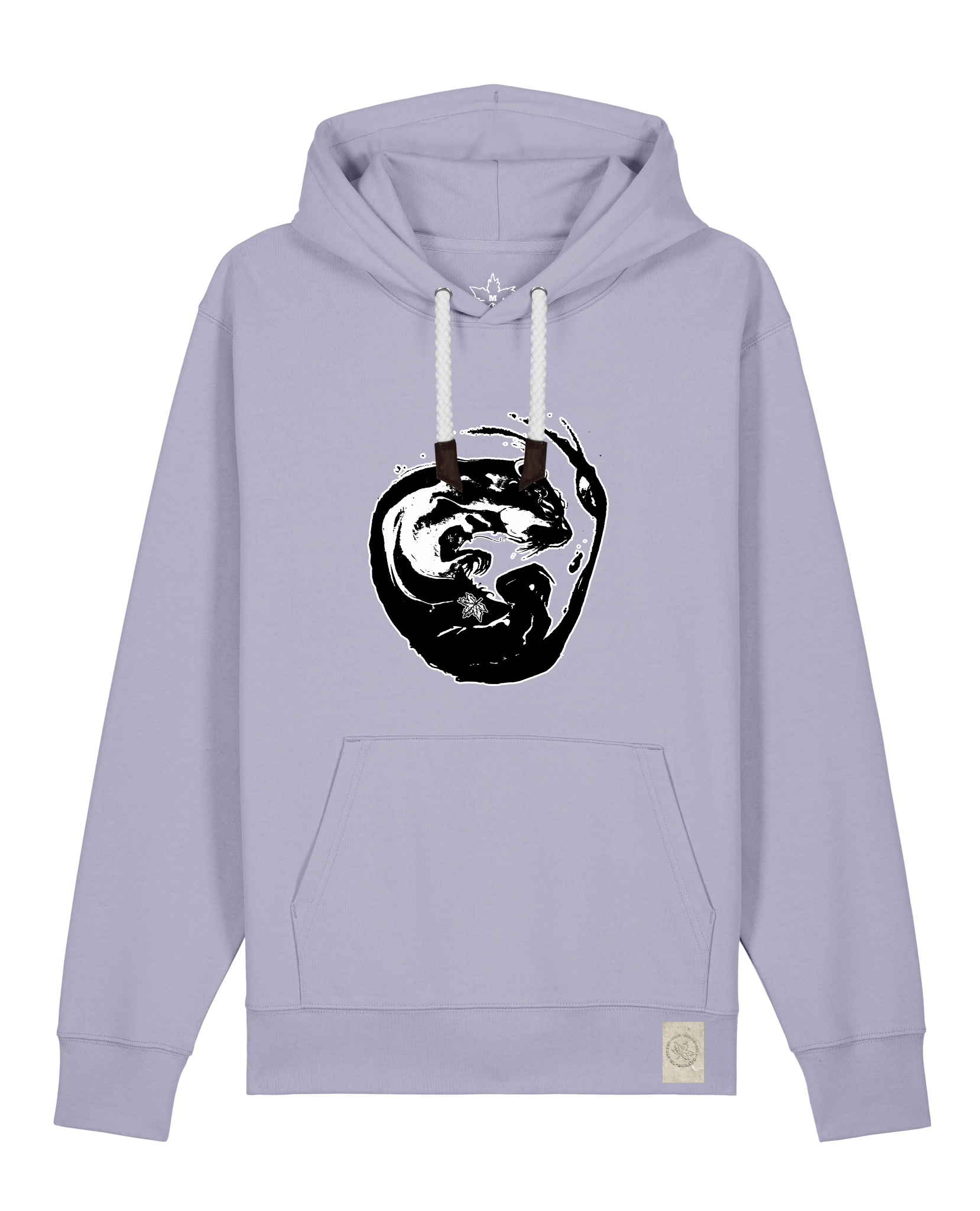 bio-unisex-medium fit-hoodie-alpha otter-stsu177-lavender-weiße kordel-front
