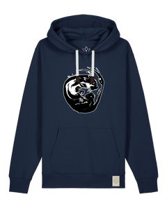 bio-unisex-medium fit-hoodie-alpha otter-stsu177-marine-weiße kordel-front