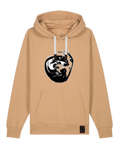 bio-unisex-medium fit-hoodie-alpha otter-stsu177-meersand-weiße kordel-front