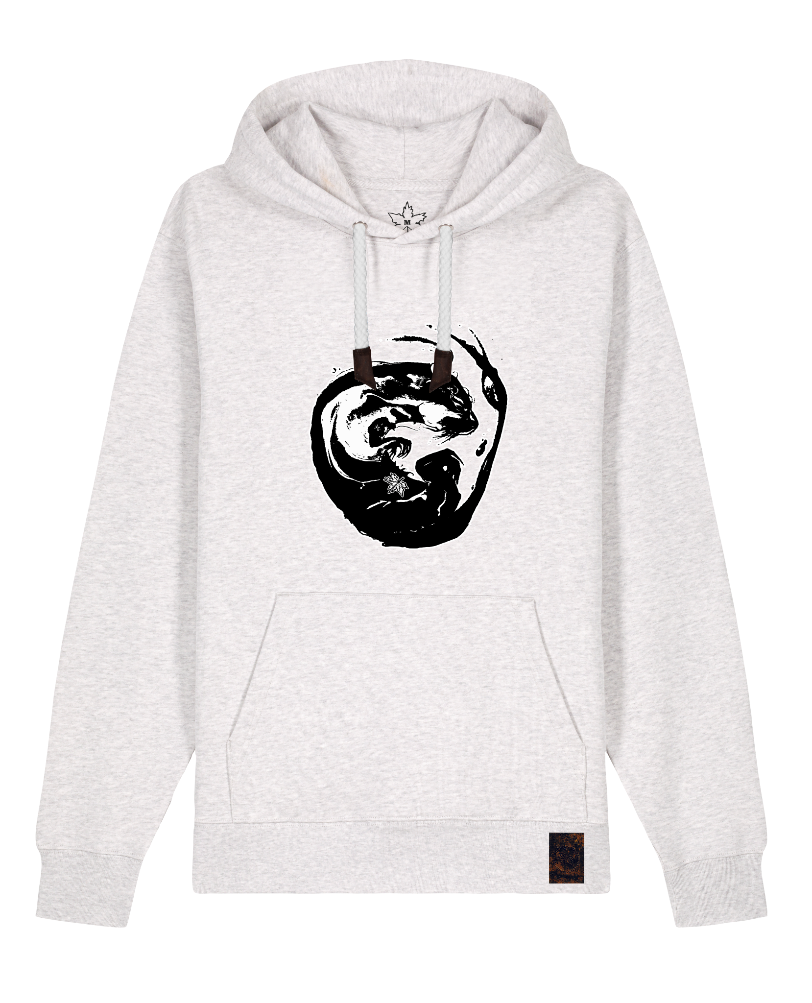 bio-unisex-medium fit-hoodie-alpha otter-stsu177-rennmaus-weiße kordel-front