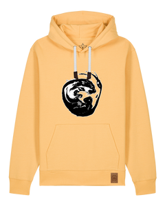 bio-unisex-medium fit-hoodie-alpha otter-stsu177-senfkorn-weiße kordel-front