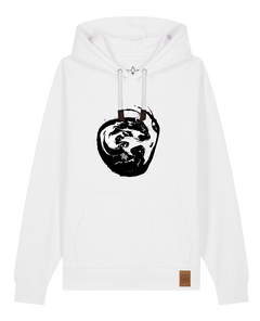 bio-unisex-medium fit-hoodie-alpha otter-stsu177-weiß-weiße kordel-front