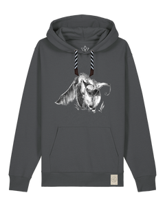 bio-unisex-medium fit-hoodie-ameisenbär-stsu177-eisen-sw kordel-front