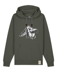 bio-unisex-medium fit-hoodie-ameisenbär-stsu177-grunkohl-sw kordel-front