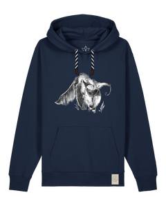 bio-unisex-medium fit-hoodie-ameisenbär-stsu177-marine-sw kordel-front