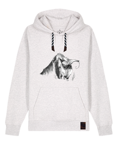 bio-unisex-medium fit-hoodie-ameisenbär-stsu177-rennmaus-sw kordel-front