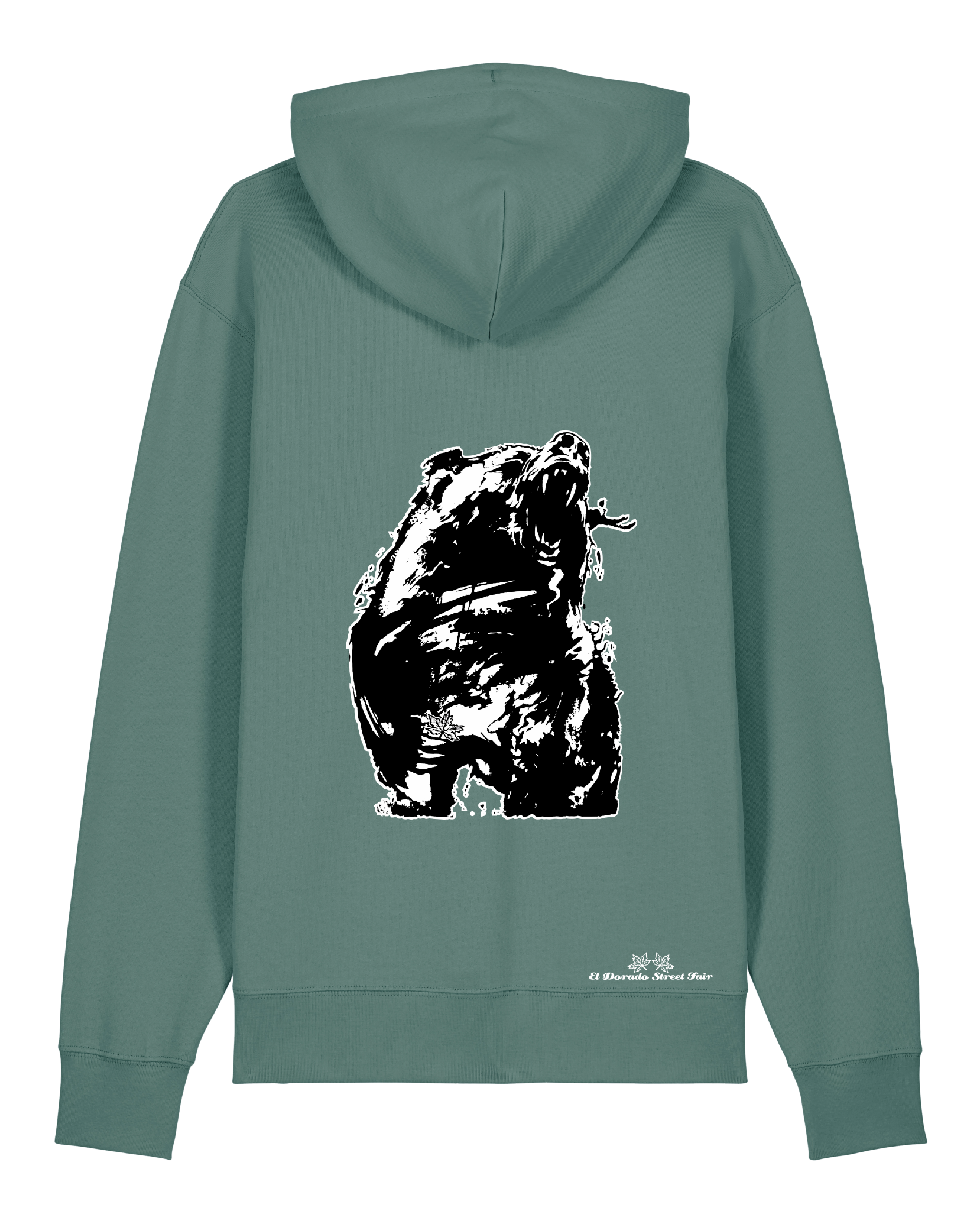 Bio Unisex Medium Fit Hoodie-Sweatshirt Arkadien's Friend (Backprint)