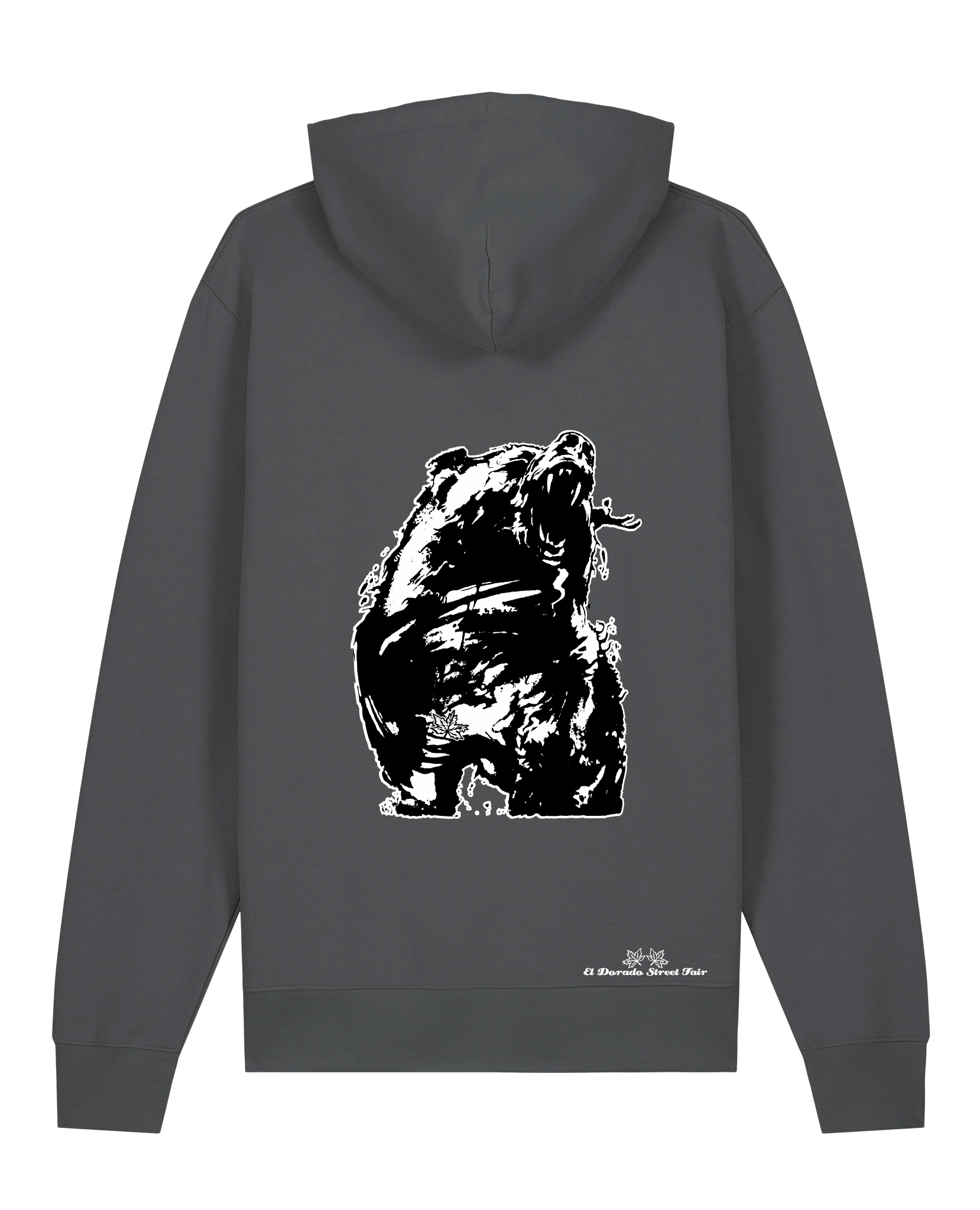 Bio Unisex Medium Fit Hoodie-Sweatshirt Arkadien's Friend (Backprint)