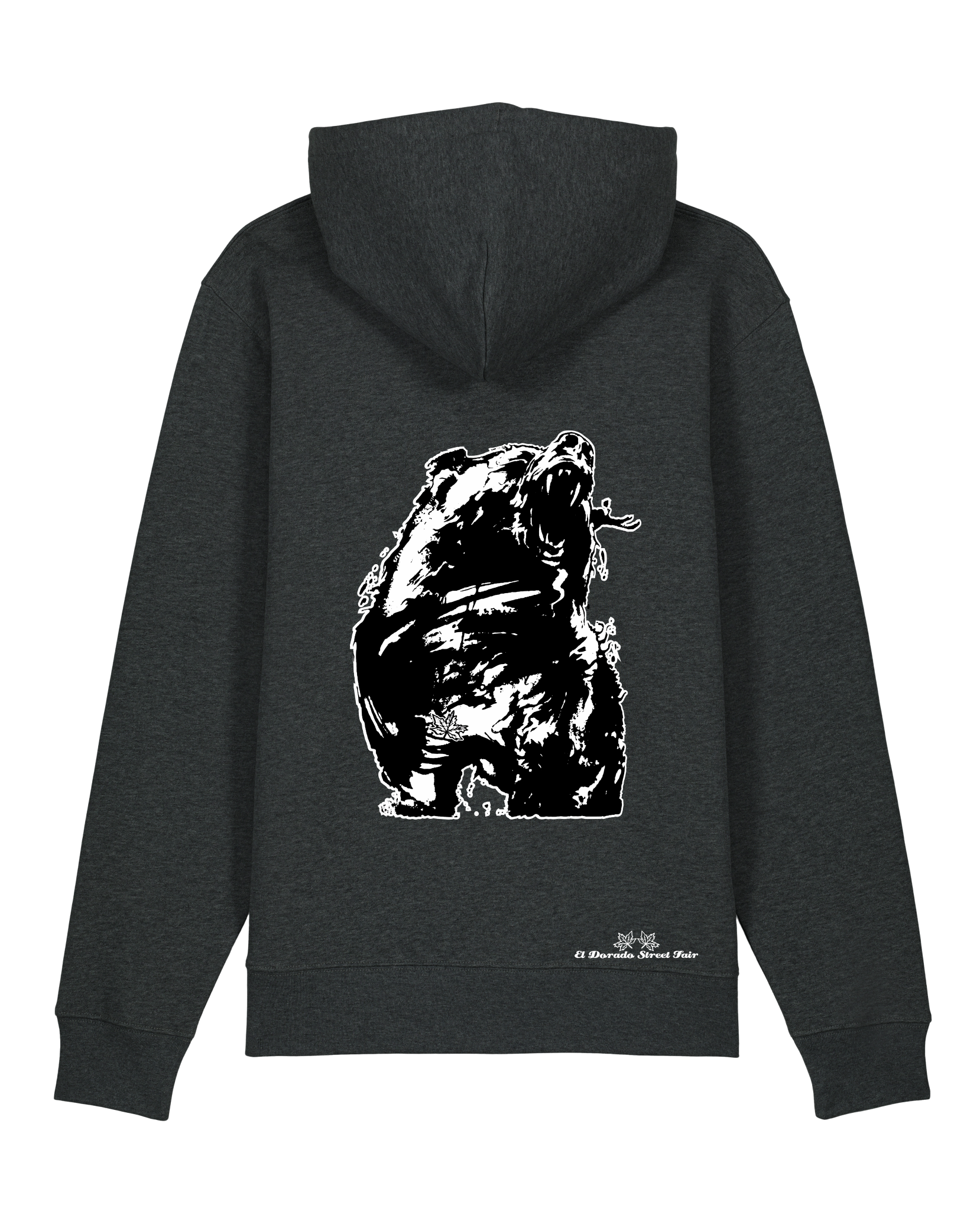 Bio Unisex Medium Fit Hoodie-Sweatshirt Arkadien's Friend (Backprint)