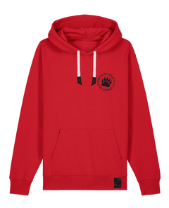 bio-unisex-medium fit-hoodie-arkadien's friend (backprint)-stsu177-erdbeere-weiße kordel-front