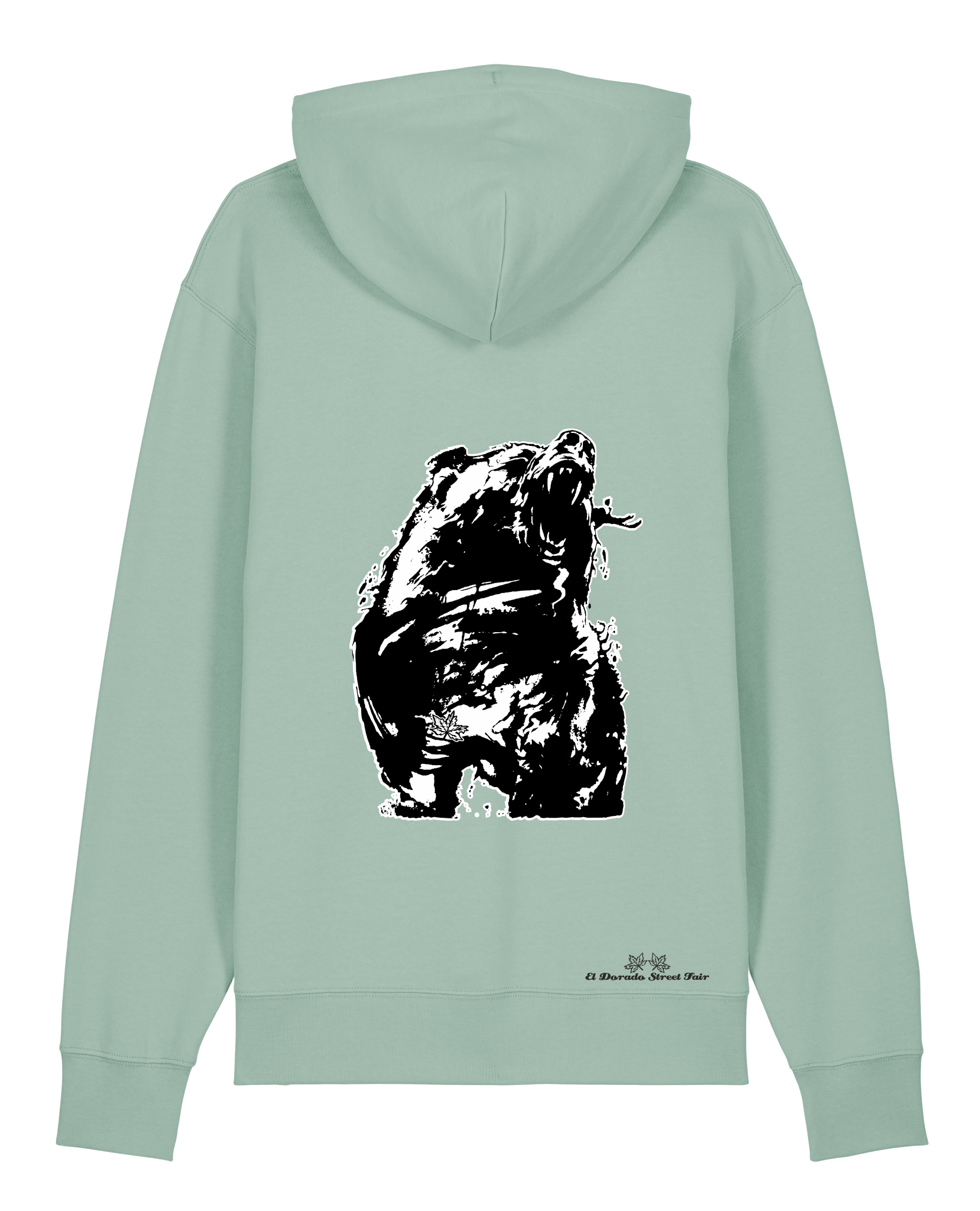 Bio Unisex Medium Fit Hoodie-Sweatshirt Arkadien's Friend (Backprint)