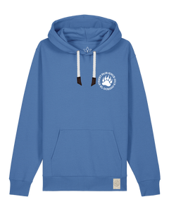 bio-unisex-medium fit-hoodie-arkadien's friend (backprint)-stsu177-hortensie-weiße kordel-front