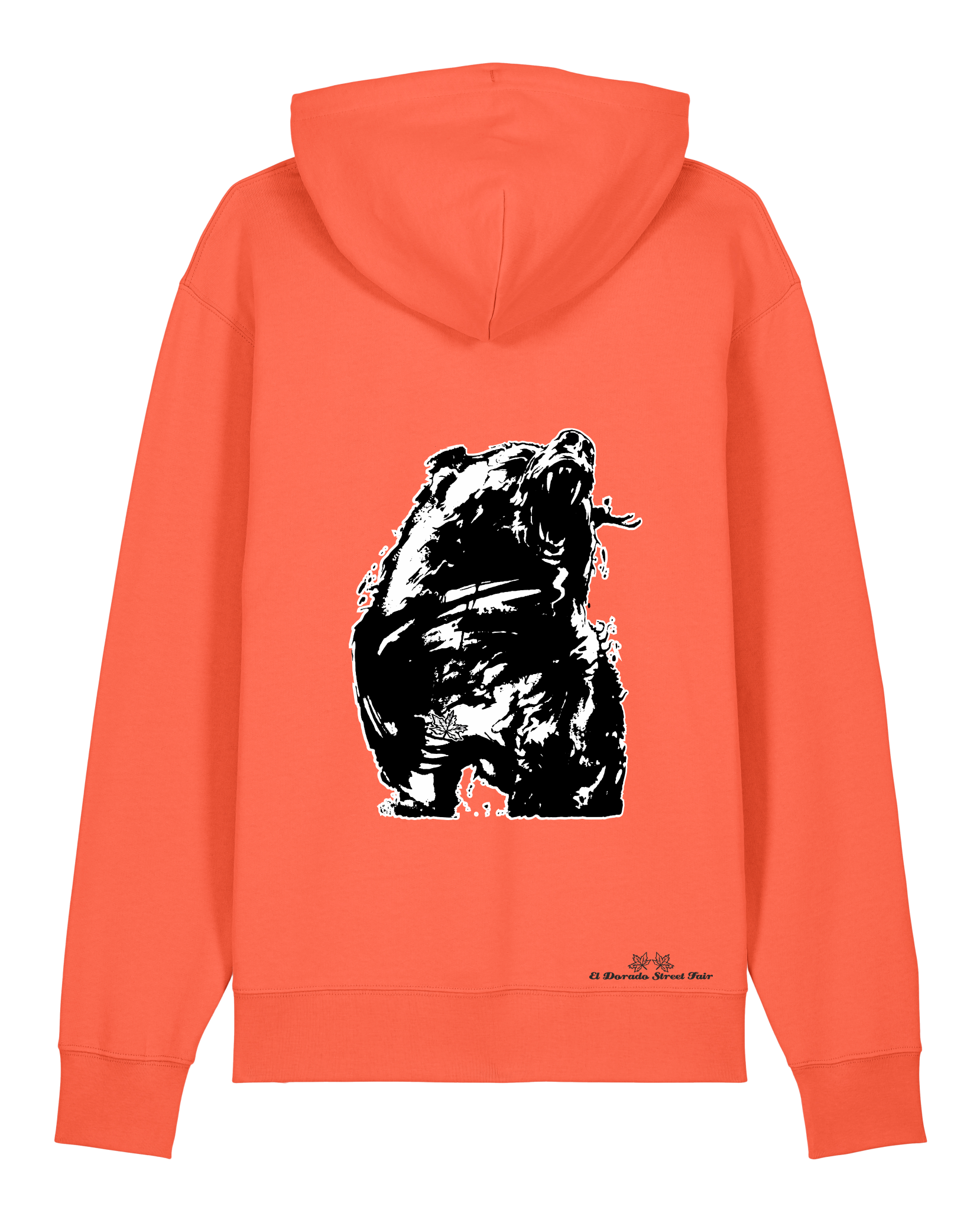 Bio Unisex Medium Fit Hoodie-Sweatshirt Arkadien's Friend (Backprint)