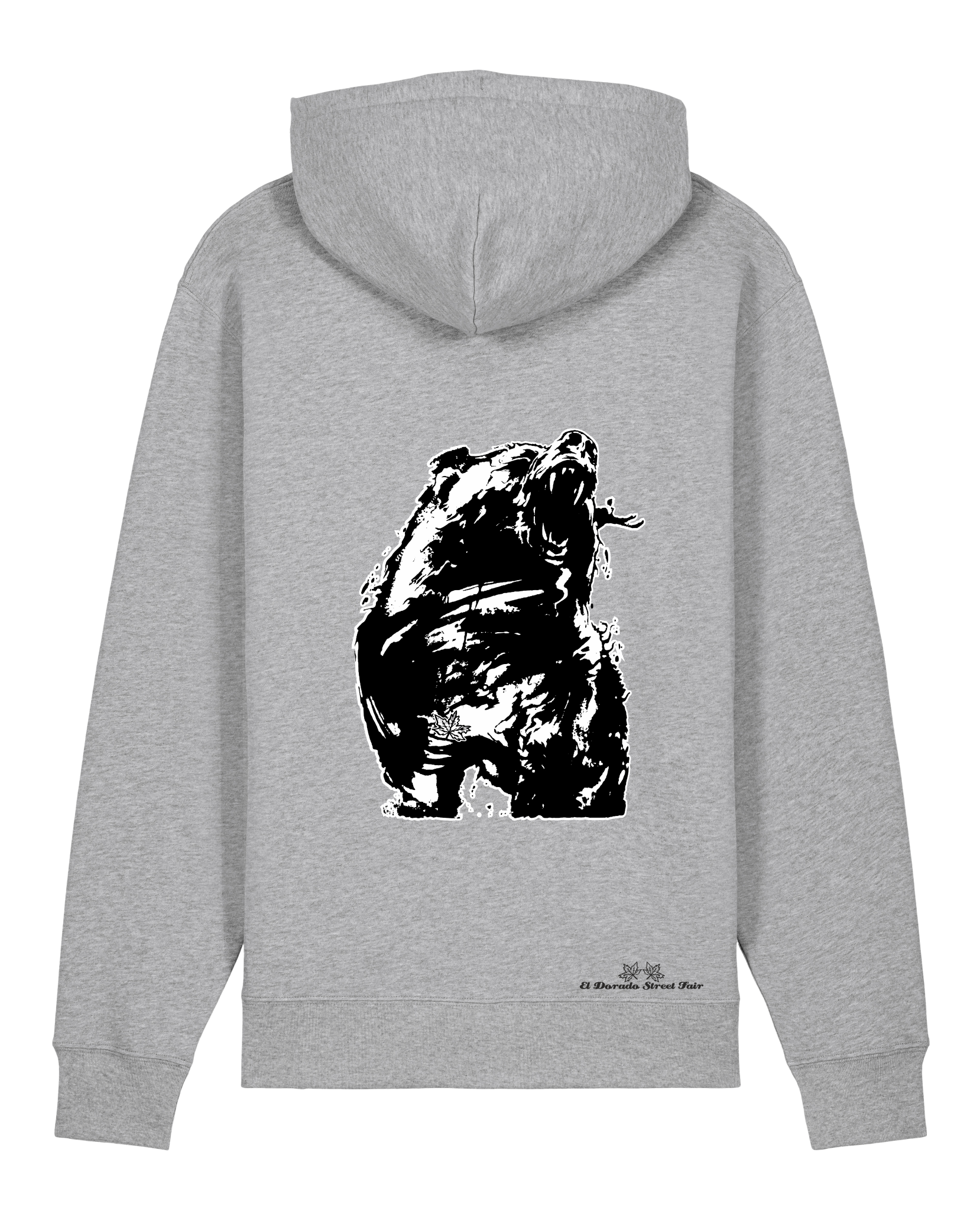 Bio Unisex Medium Fit Hoodie-Sweatshirt Arkadien's Friend (Backprint)