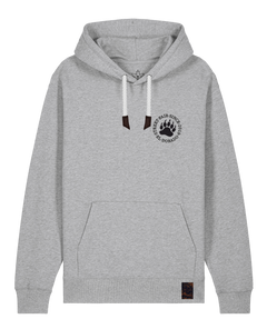bio-unisex-medium fit-hoodie-arkadien's friend (backprint)-stsu177-mausgrau-weiße kordel-front