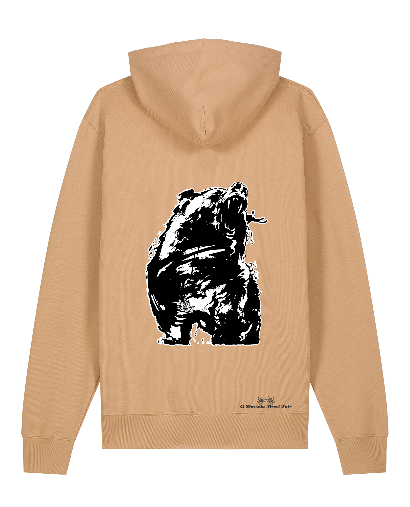 Bio Unisex Medium Fit Hoodie-Sweatshirt Arkadien's Friend (Backprint)