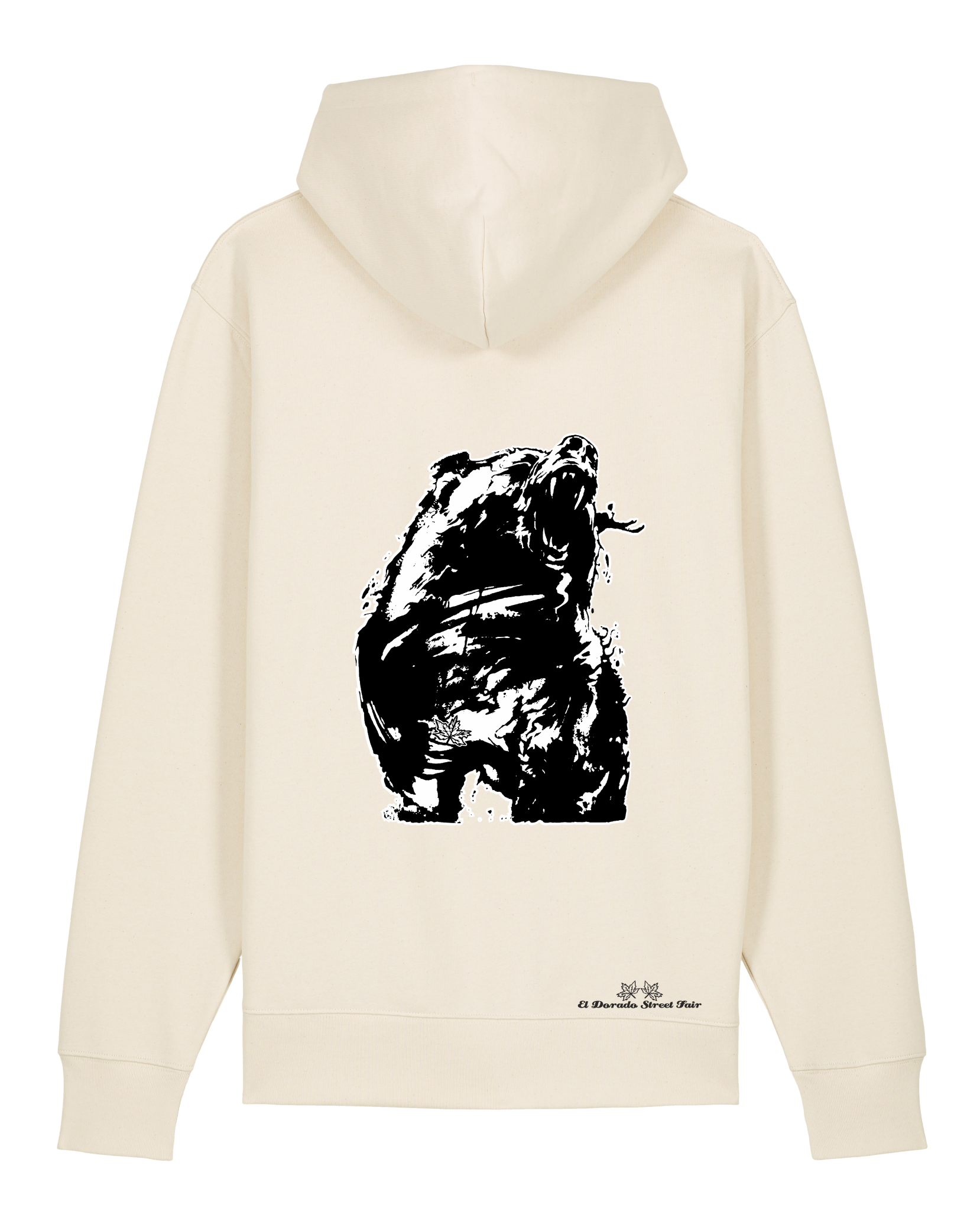 Bio Unisex Medium Fit Hoodie-Sweatshirt Arkadien's Friend (Backprint)