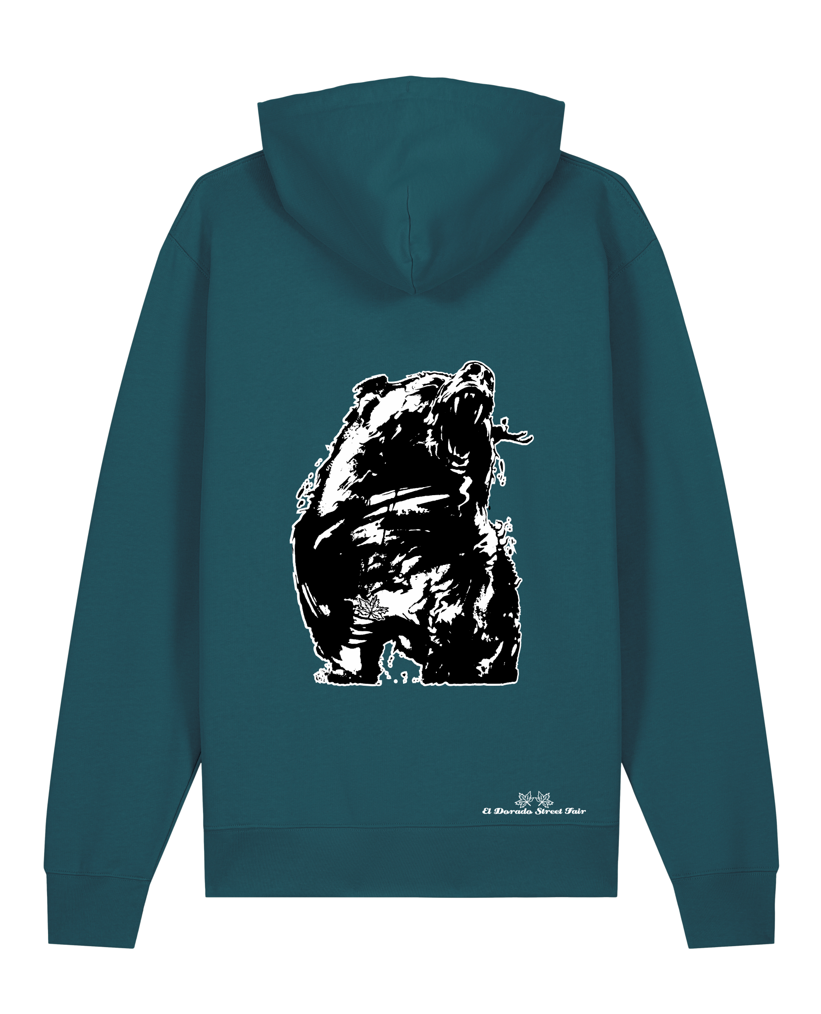 Bio Unisex Medium Fit Hoodie-Sweatshirt Arkadien's Friend (Backprint)