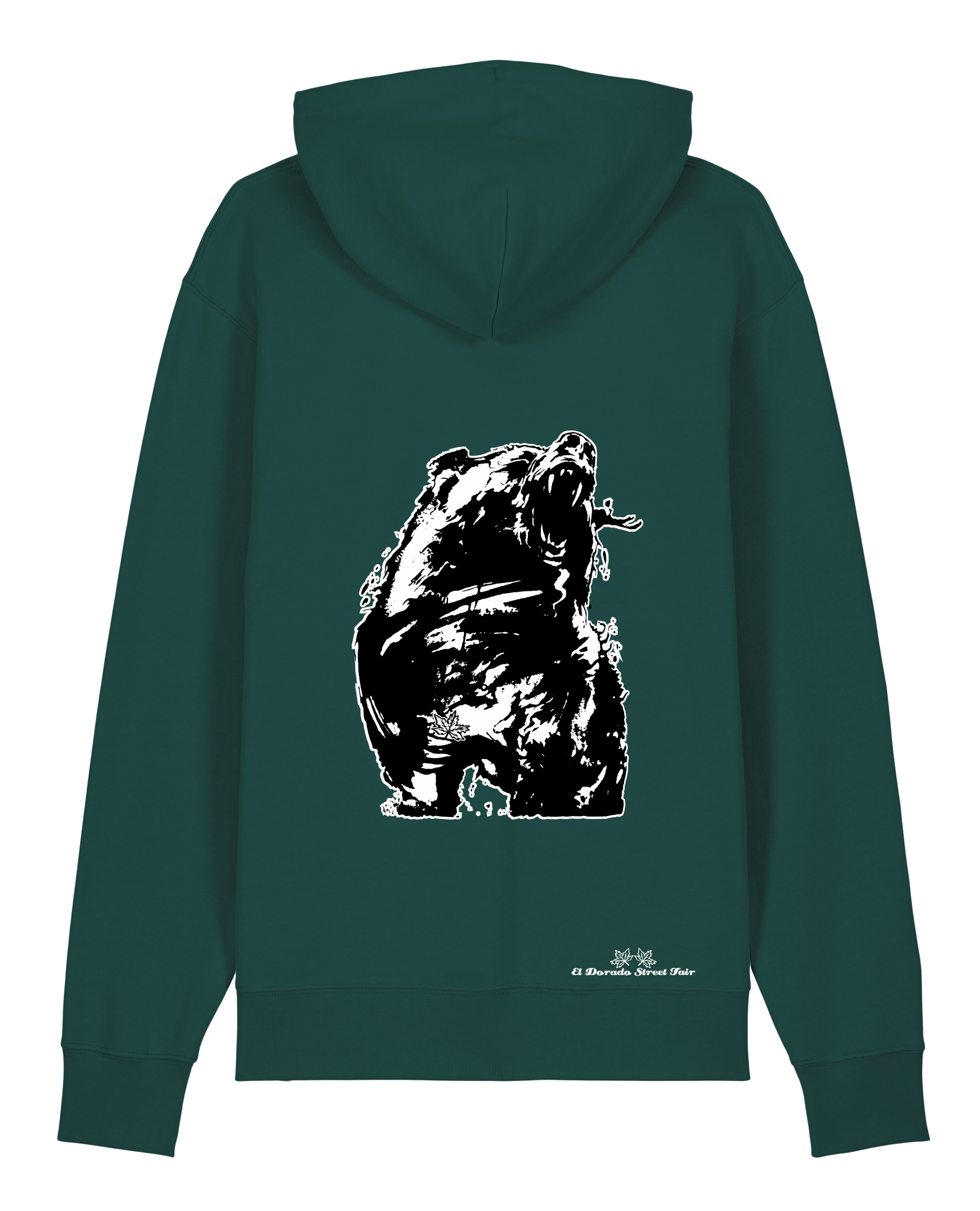 Bio Unisex Medium Fit Hoodie-Sweatshirt Arkadien's Friend (Backprint)