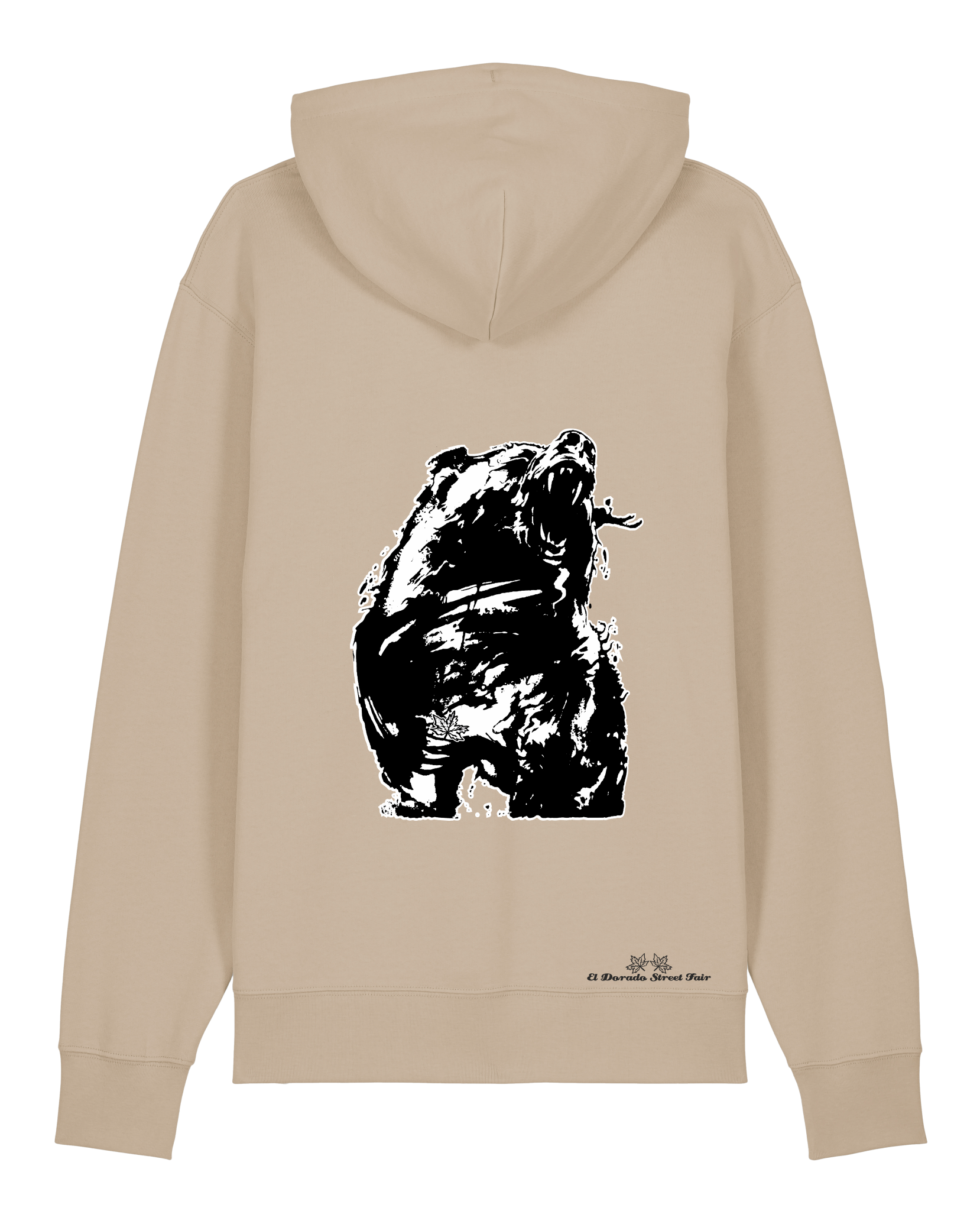 Bio Unisex Medium Fit Hoodie-Sweatshirt Arkadien's Friend (Backprint)