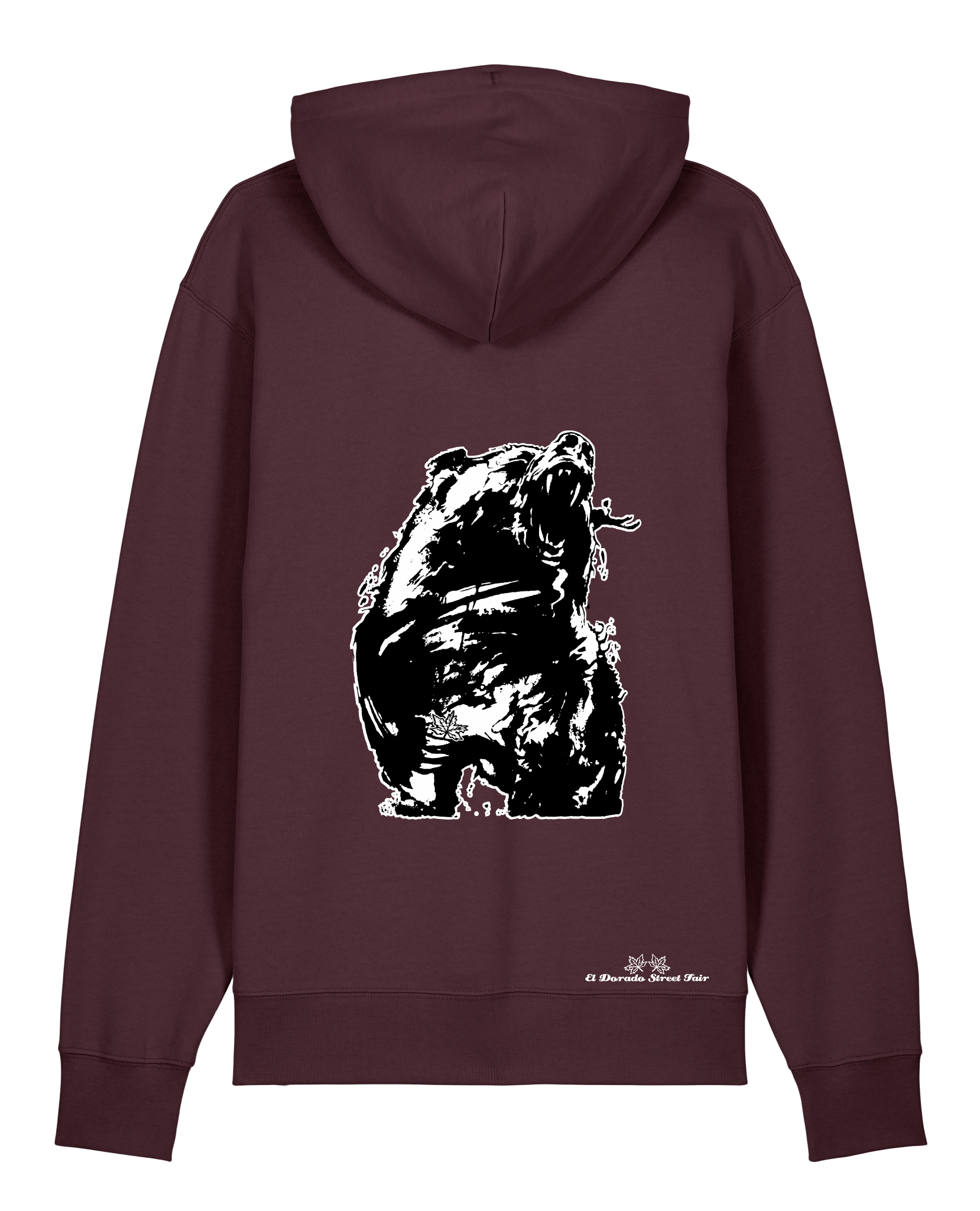 Bio Unisex Medium Fit Hoodie-Sweatshirt Arkadien's Friend (Backprint)