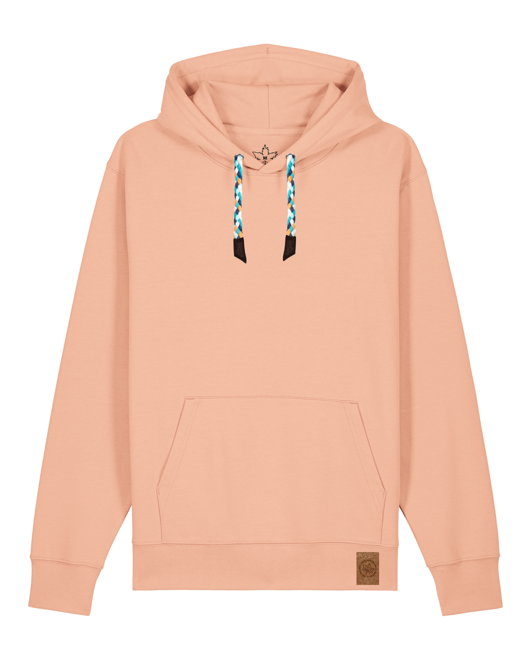 bio-unisex-medium fit-hoodie-basic-stsu177-agyptische keramik-blaue kordel-front