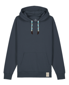 bio-unisex-medium fit-hoodie-basic-stsu177-blaubeernacht-blaue kordel-front