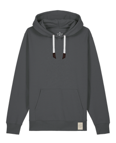 bio-unisex-medium fit-hoodie-basic-stsu177-eisen-weiße kordel-front