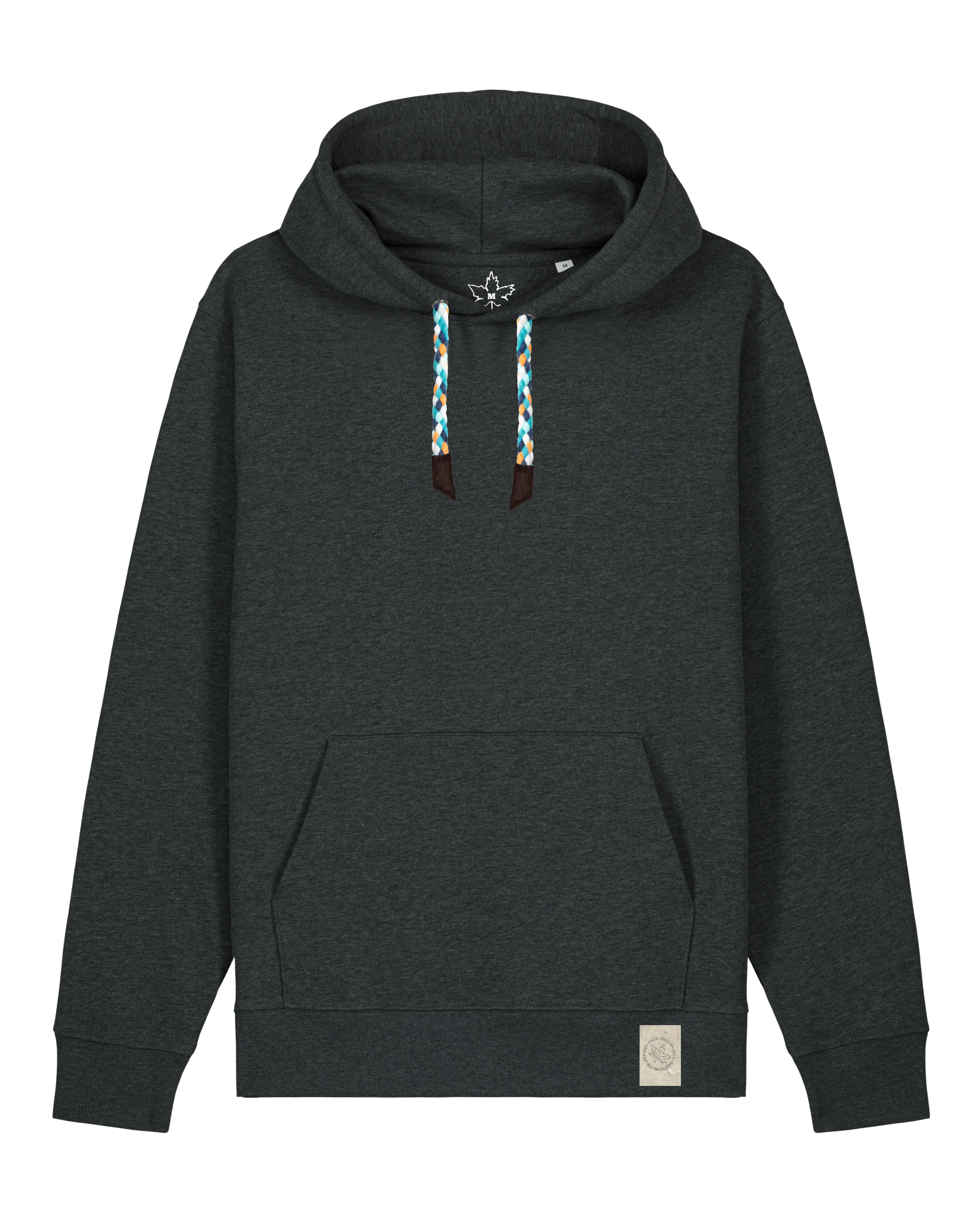 bio-unisex-medium fit-hoodie-basic-stsu177-elephant-blaue kordel-front